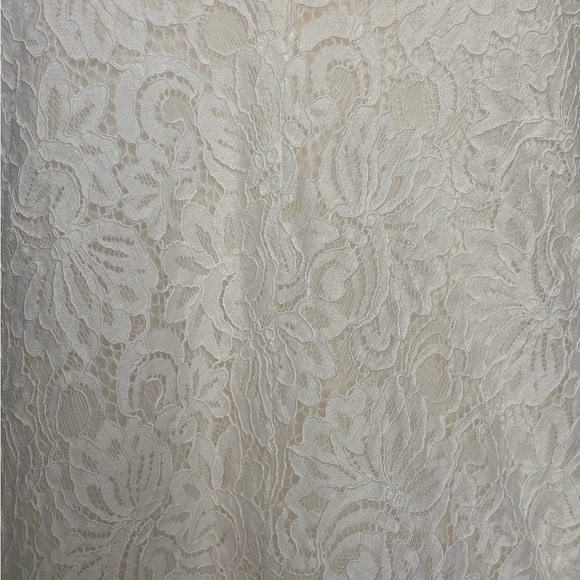 Sezane Dina Lace Blouse White Open Back Tie Top Size 38 - Picture 5 of 8